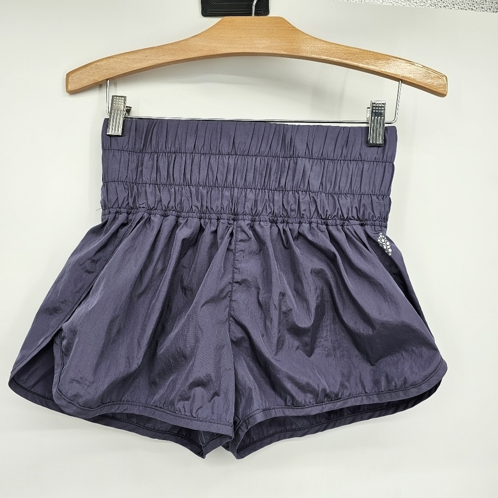 Free People Movement Shorts The Way Home Navy Quick Dry Womens Small - Picture 2 of 8